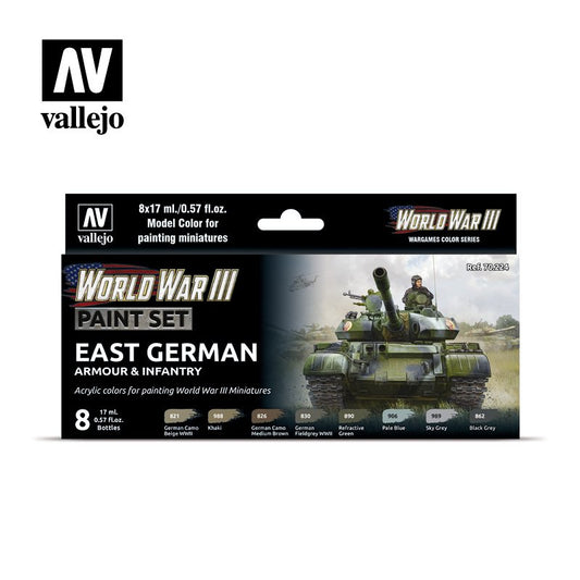 World War II Paint Set: East German Armour and Infantry