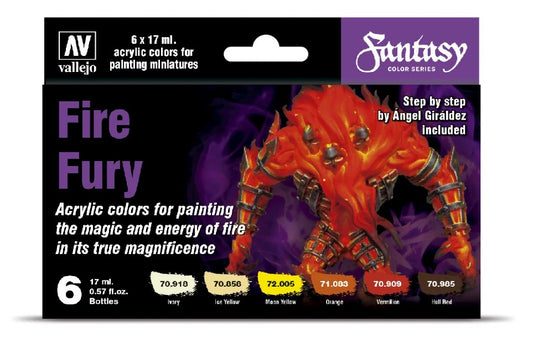 Fire Fury Paint Set
