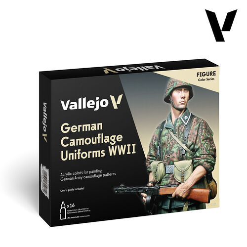 Vallejo Model Color German Camouflage Uniforms WWII Set