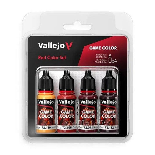 Vallejo Game Color Red Color Set