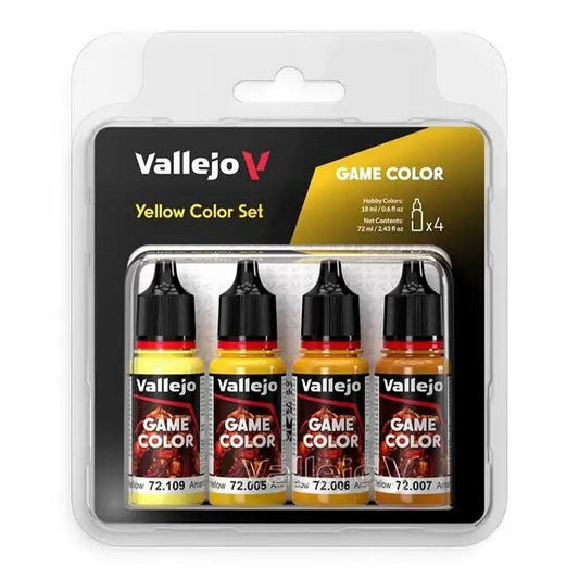 Vallejo Game Color Yellow Color Set