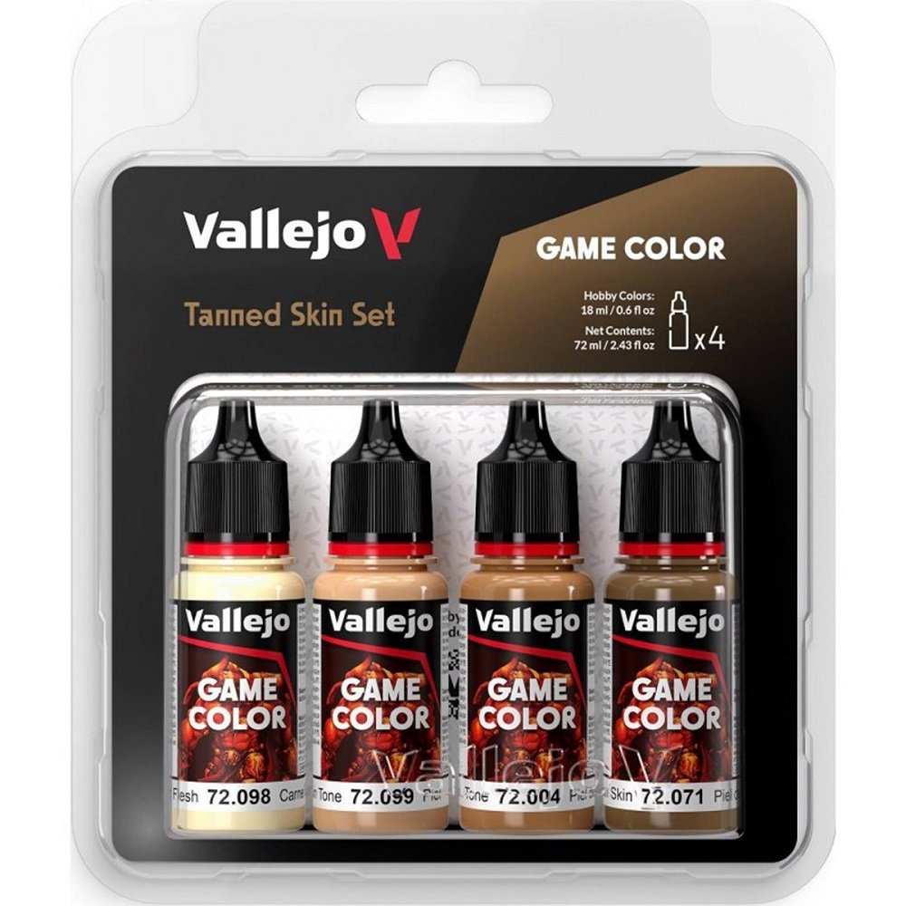 Vallejo Game Color Tanned Skin Set