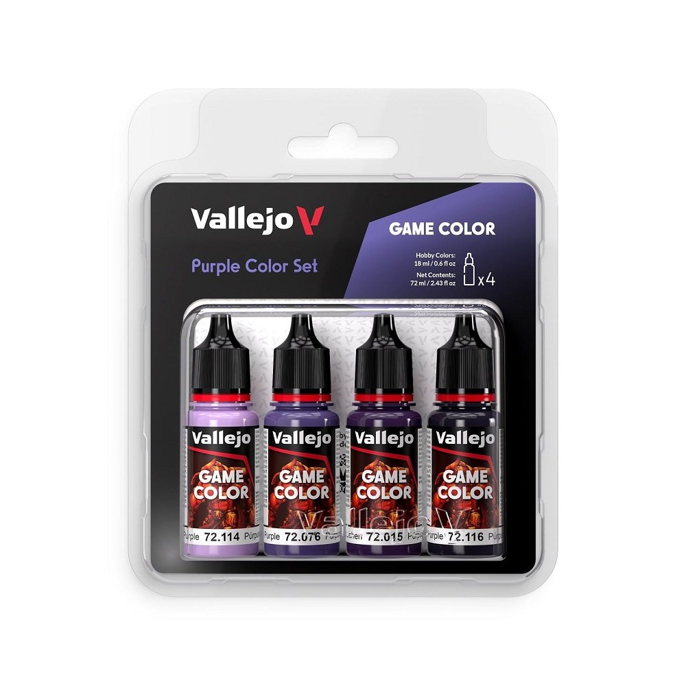 Vallejo Game Color Purple Color Set