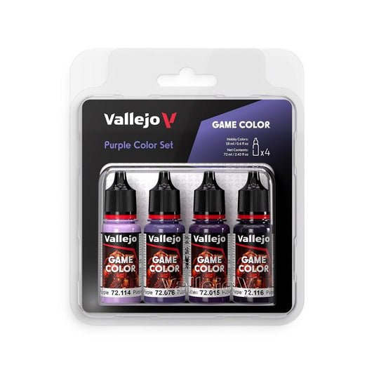 Vallejo Game Color Purple Color Set