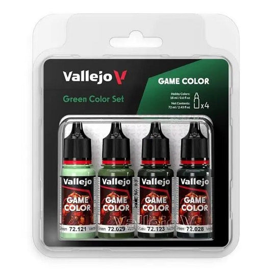 Vallejo Game Color Green Color Set