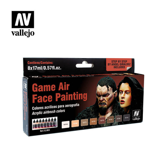 Game Air Face Painting Color Set