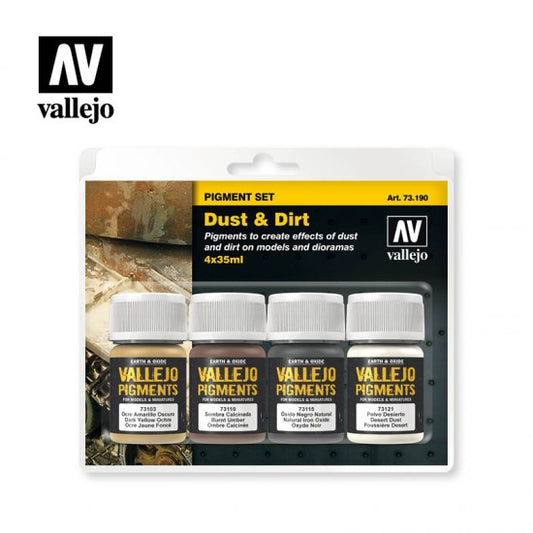 Vallejo Pigment Set- Dust & Dirt