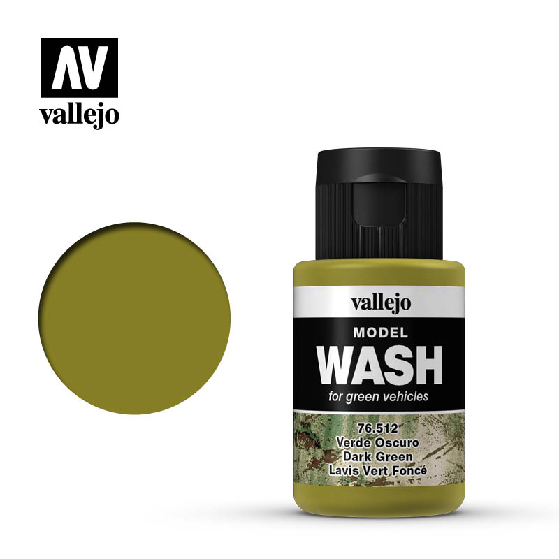 Vellejo Model Wash: Dark Green