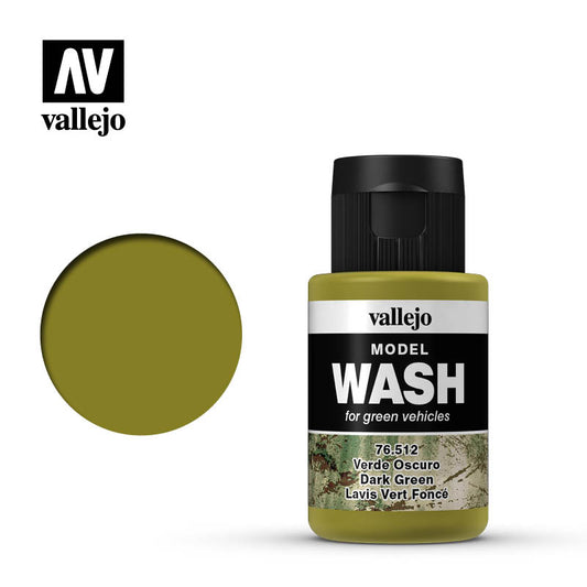 Vellejo Model Wash: Dark Green