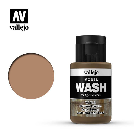 Vellejo Model Wash: Dark Brown