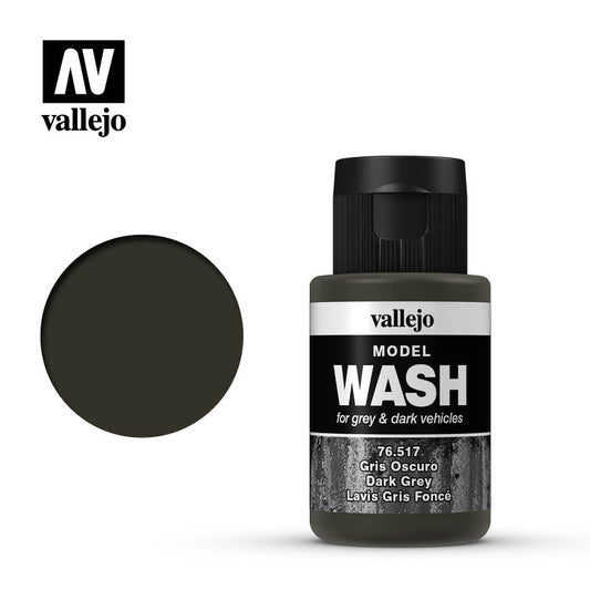 Vellejo Model Wash: Dark Grey