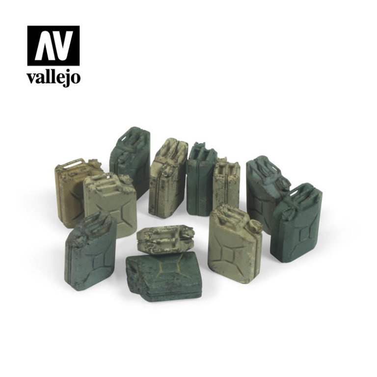 German Jerrycan Set (12 Pieces)