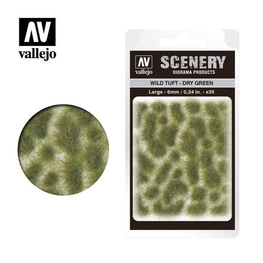 Wild Tuft: Dry Green (Large)