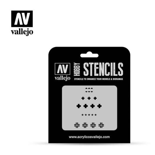 Stencil: Assorted German WWII Tank Markings