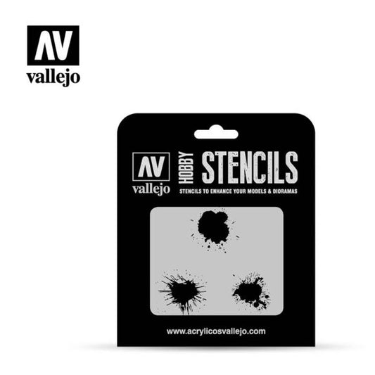 Stencil: Paint Stains