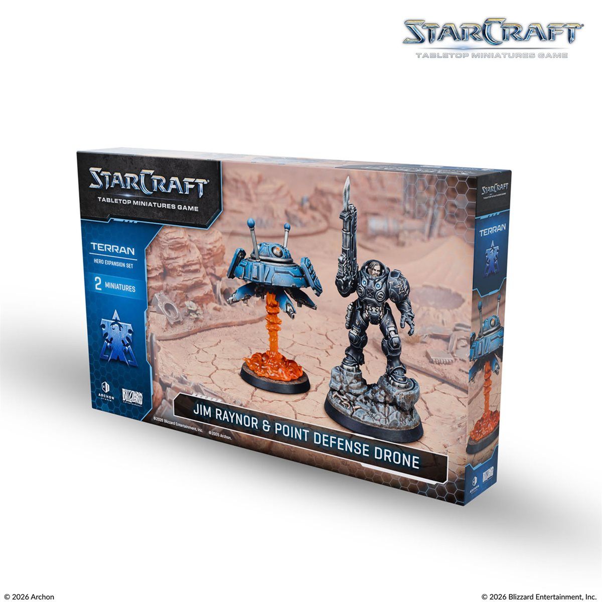 StarCraft Teran Jim Raynor & Point Defense Drone