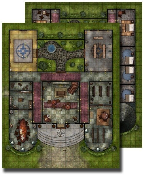 GameMastery: Flip-Mat: Pathfinder Lodge