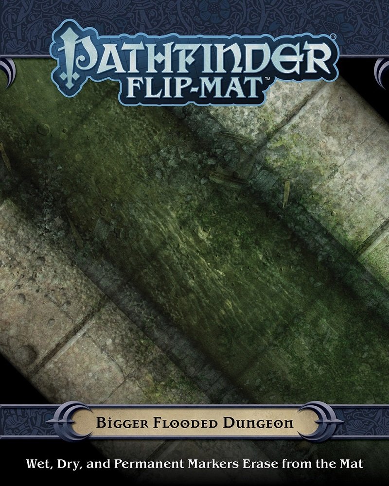 Flip-Mat: Bigger Flooded Dungeon