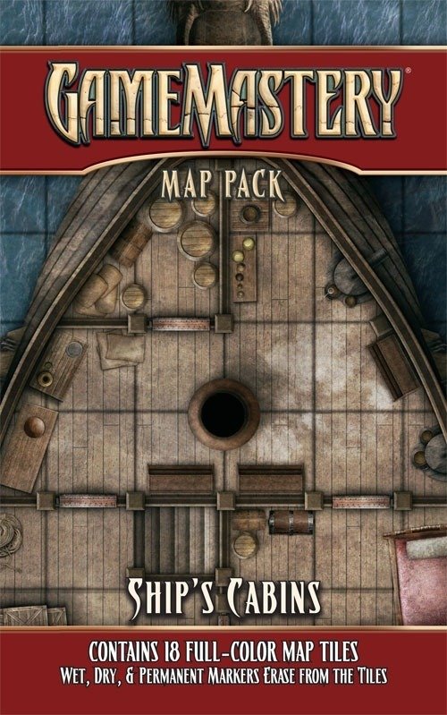 GameMastery: Map Pack: Ship's Cabin