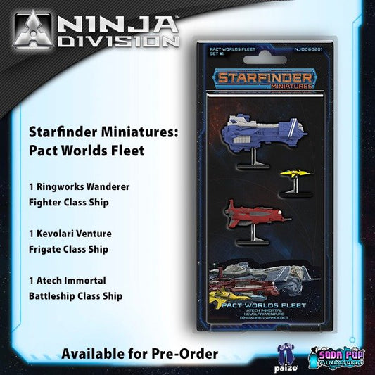 Starfinder Miniatures: Pact Worlds Fleet