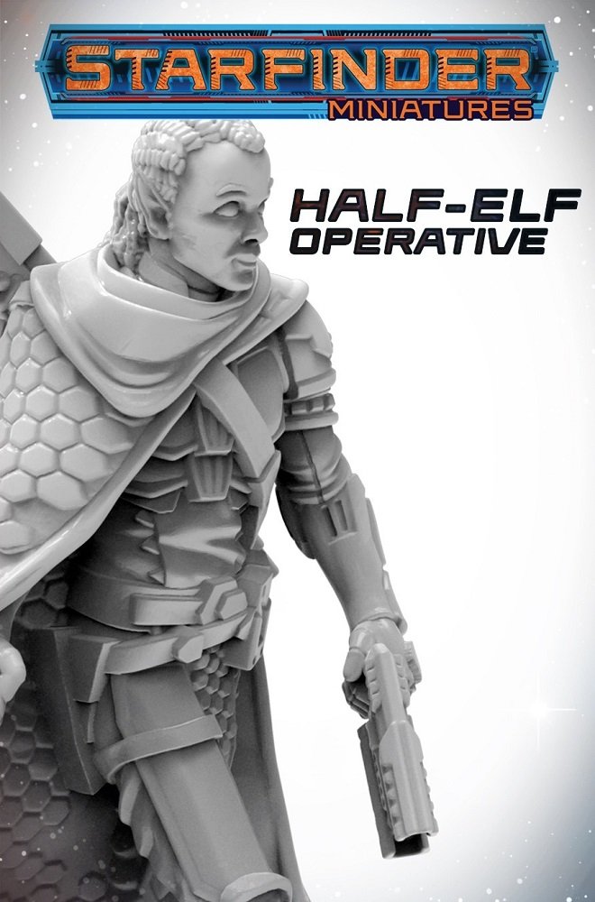 Starfinder Miniatures: Half:Elf Operative