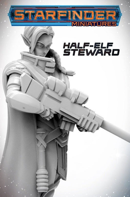 Starfinder Miniatures: Half:Elf Steward