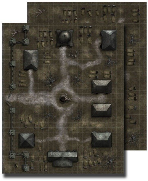 GameMastery: Flip-Mat: Necropolis