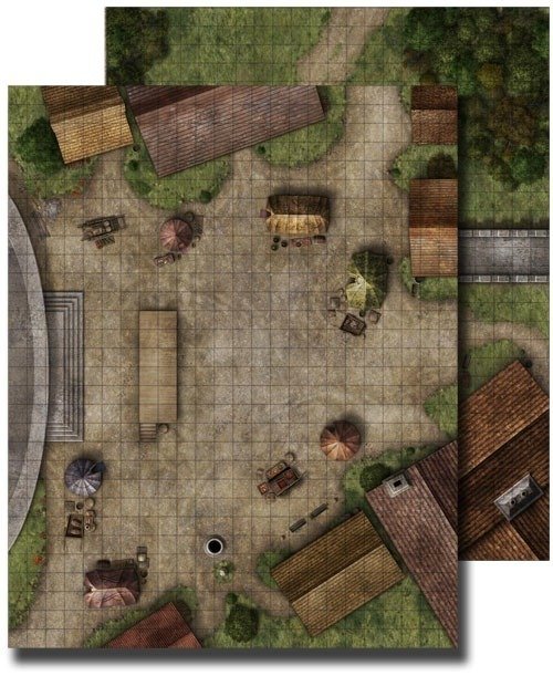 GameMastery: Map Pack: Town Square