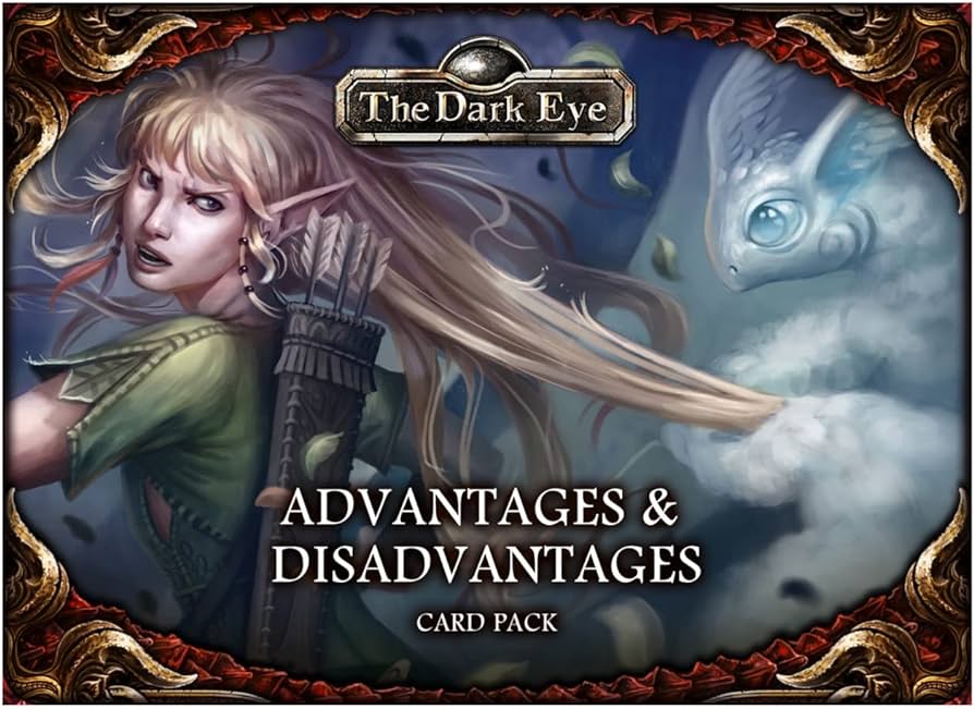 The Dark Eye: Aventuria Advantages and Disadvantages Cards