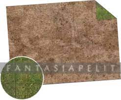 22"x30" Game Mat - Broken Grass/Deser Scrubland (U)