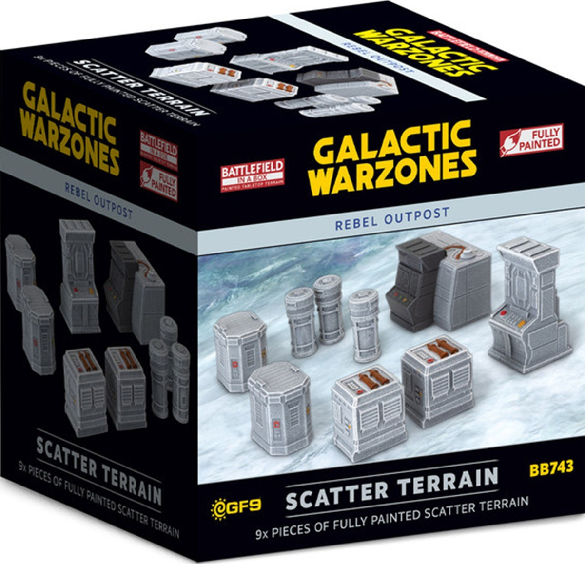 Battlefield in a Box: Galactic Warzones Scatter Terrain