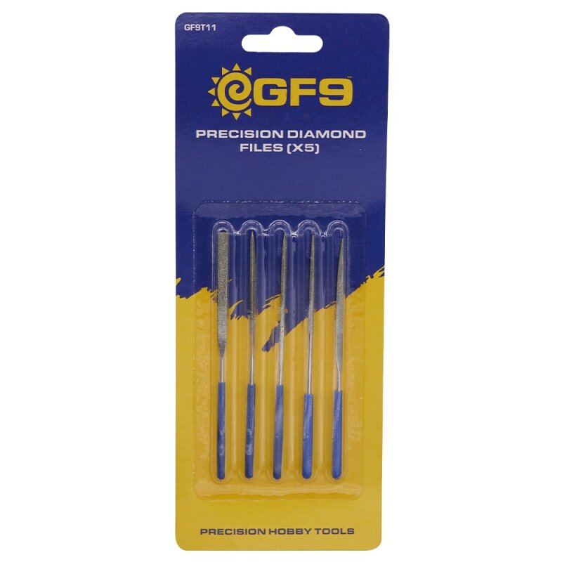 Precicion Files Precision Diamond Files (5 pcs.) – Imperial Hobbies