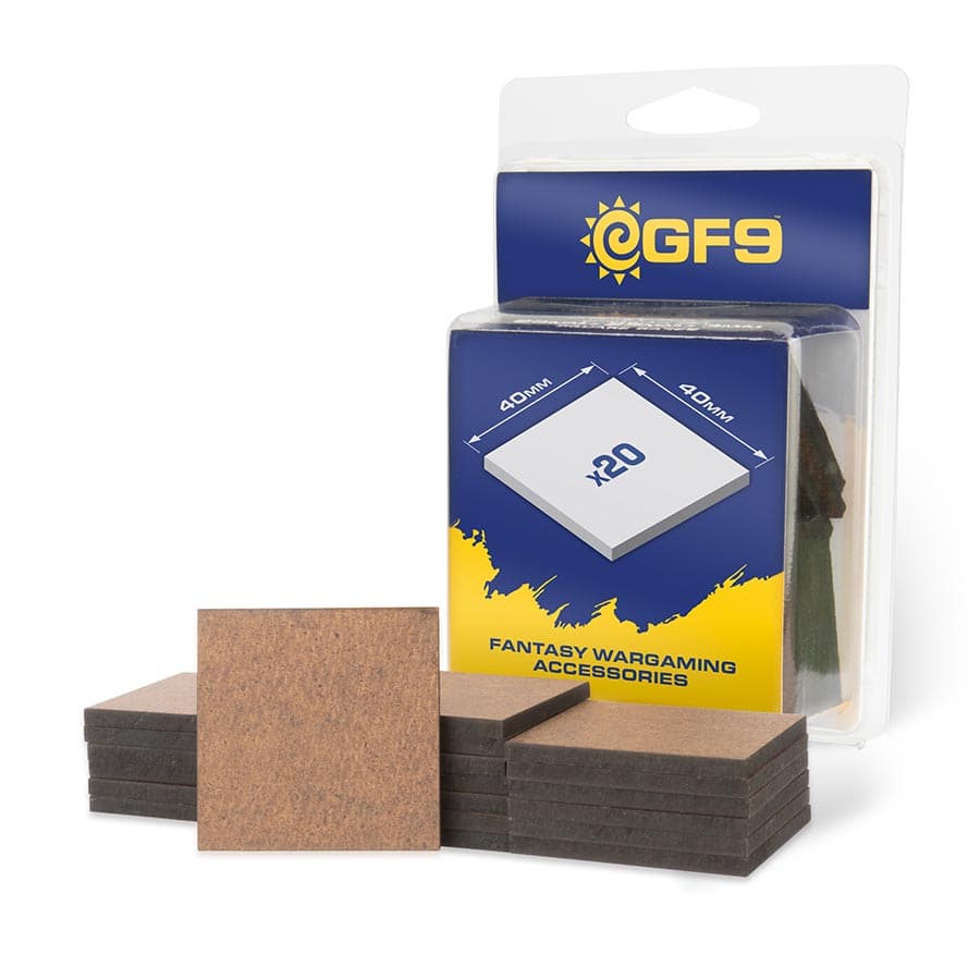 MDF Bases 40mm x 40mm (20 pack)
