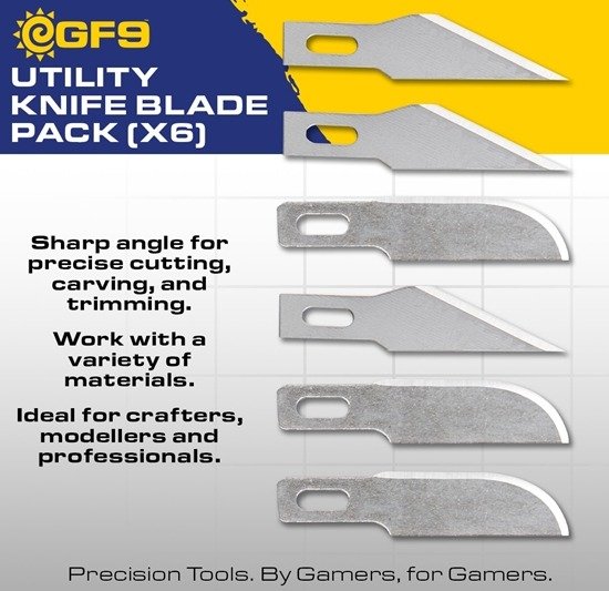 Hobby Tools: Utility Knife Blade Pack (x6)