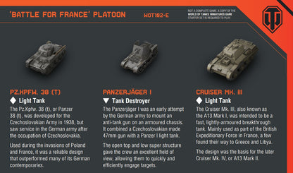 World Of Tanks: Battle for France Platoon