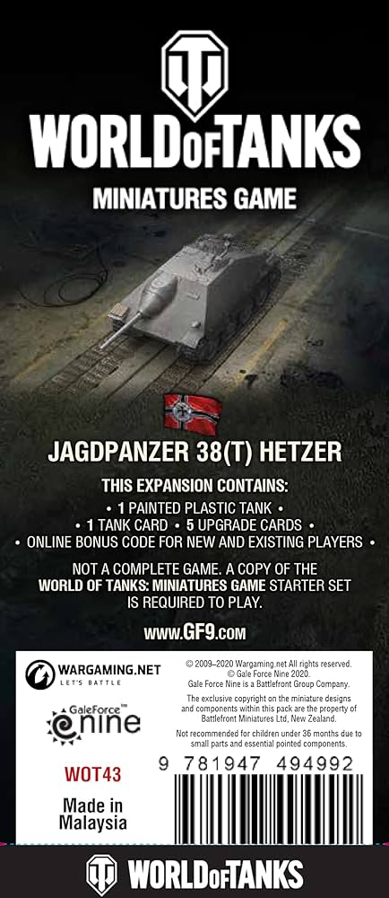 World Of Tanks: German Jagdpanzer 38(t) Hetzer