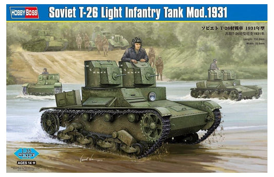 Soviet T-26 Light Infantry Tank Mod. 1931