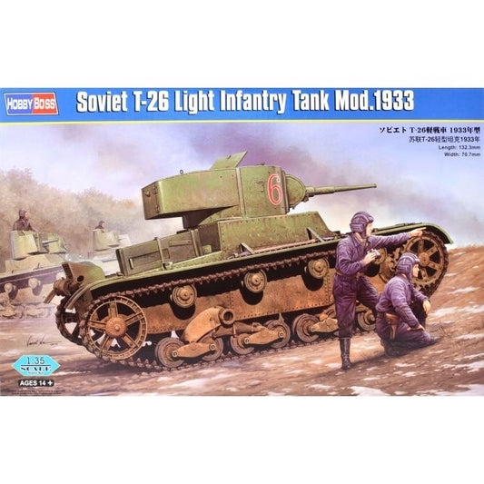 Soviet T-26 Light Infantry Tank Model 1933