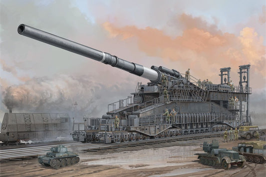 German 80cm K(E) Railway Gun "Dora"
