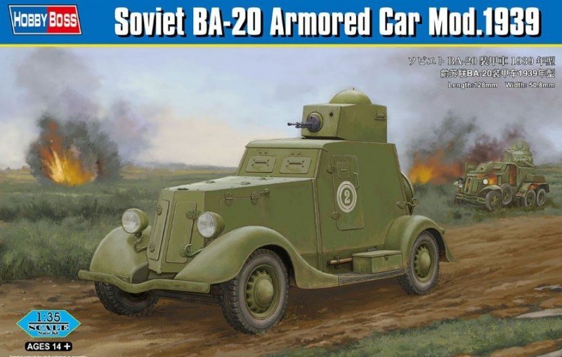 Soviet BA-20 Armored Car Mod. 1939