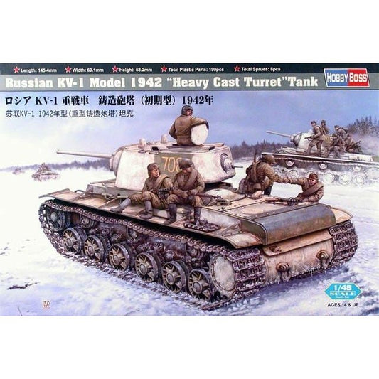 Russian KV-1 Model 1942 Heavy Cast Turret Tan