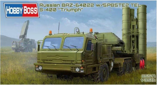Russian BAZ-64022 with 5P85TE2 TEL S-400