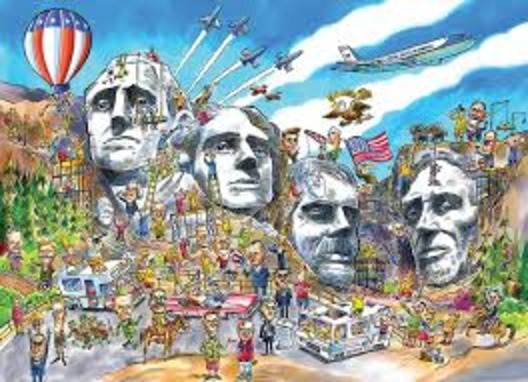 1000 Piece Puzzle: Mount Rushmore