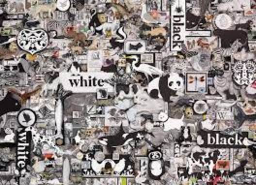 1000 Piece Puzzle Black And White: Animals