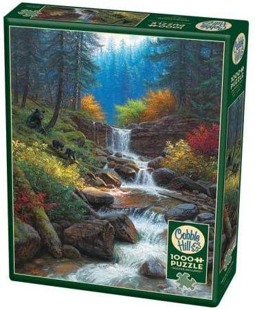 1000 Piece Puzzle: Mountain Cascade