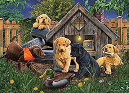 1000 Piece Puzzle: In The Doghouse