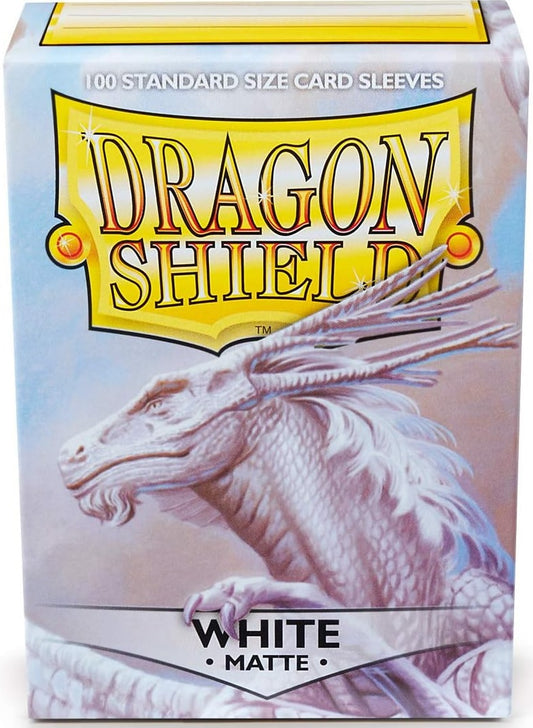 Dragon Shield Sleeves Matte White 100ct