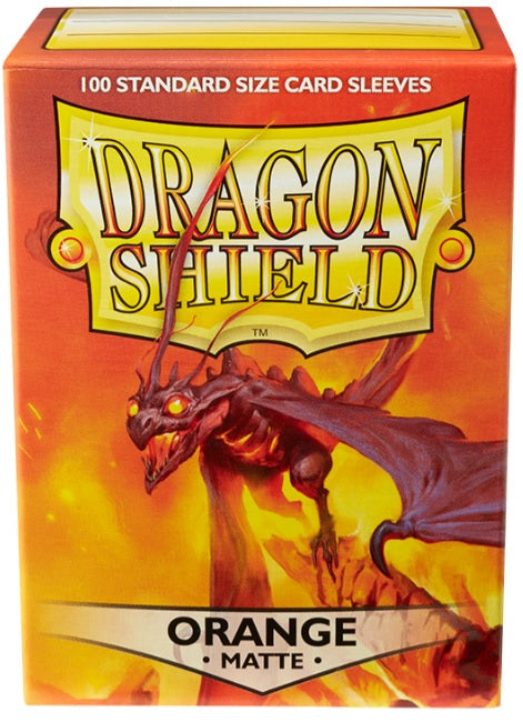 Dragon Shield Sleeves Matte Orange 100ct