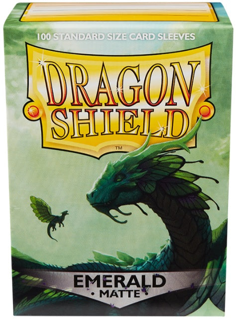 Dragon Shield Sleeves Matte Emerald 100ct