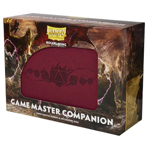 Dragon Shield RPG Game Master Companion Blood Red